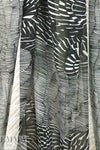 Italian graphic borders viscose crepe georgette 1.625 yd