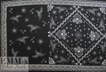 Italian viscose woven panel - bandana dream