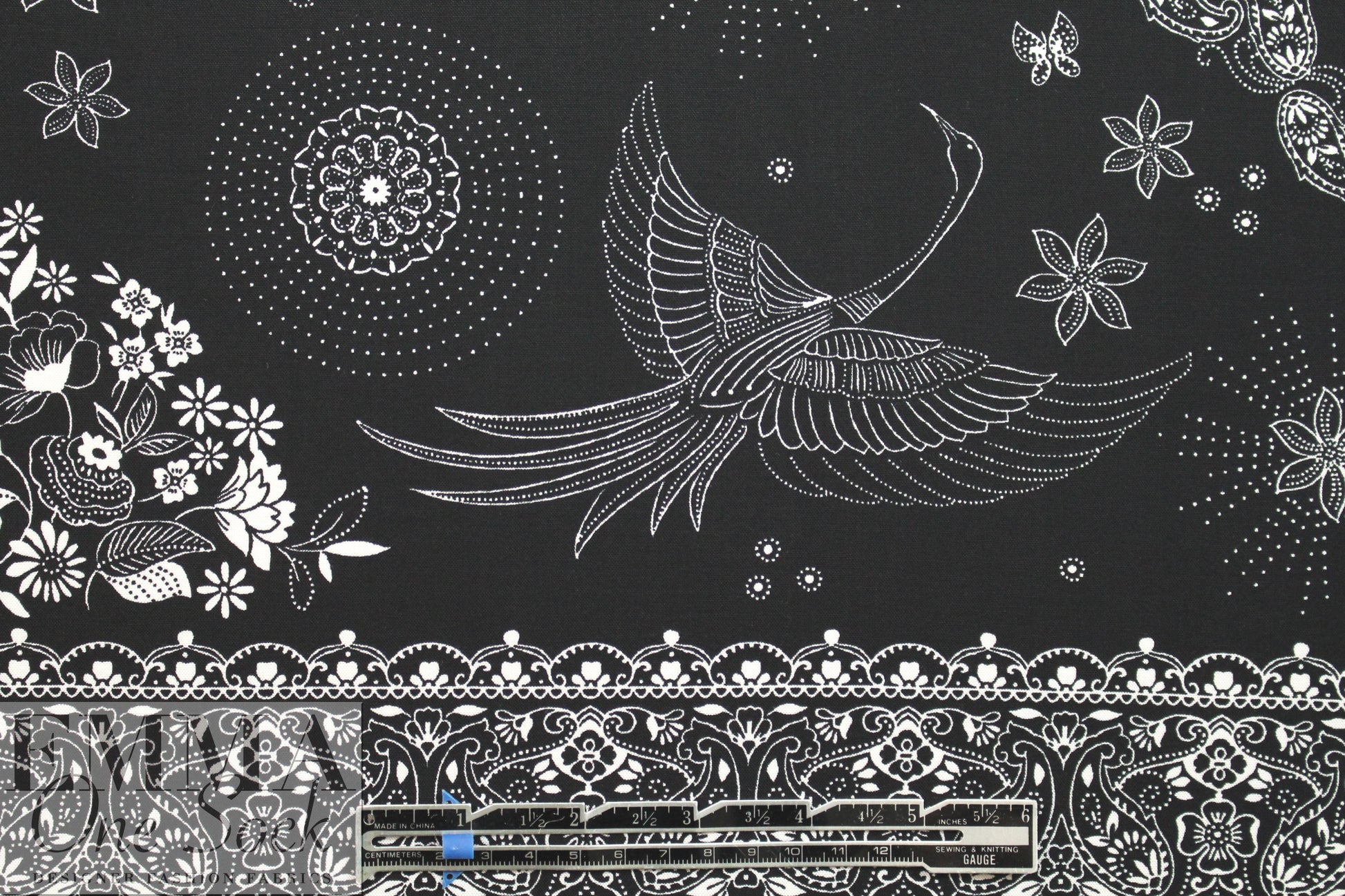 Italian viscose woven panel - bandana dream 1 panel