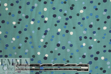 Italian confetti dots drapey viscose woven 1.5 yds
