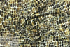 Italian earthtones animal print viscose challis