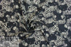 Italian viscose drapey woven - zebra 2.5 yds