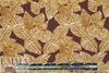 Italian leaf stamp drapey viscose woven 1 yard