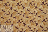 Italian leaf stamp drapey viscose woven 1 yard