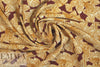 Italian leaf stamp drapey viscose woven 1 yard