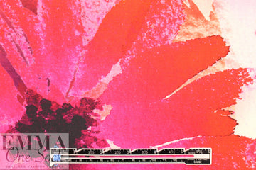 Italian 'grand floral' drapey viscose woven 1.25 yds