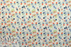 Italian 'watercolor tiles' drapey viscose woven