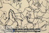 Italian 'equine sketch' drapey viscose woven