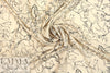 Italian 'equine sketch' drapey viscose woven
