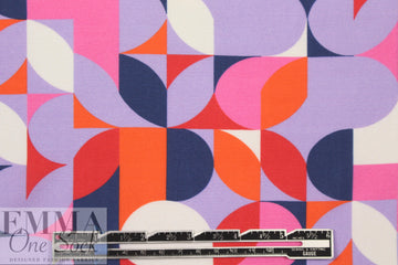 Italian contempo graphic 2 drapey viscose woven 1.5 yds