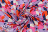 Italian contempo graphic 2 drapey viscose woven 1.5 yds
