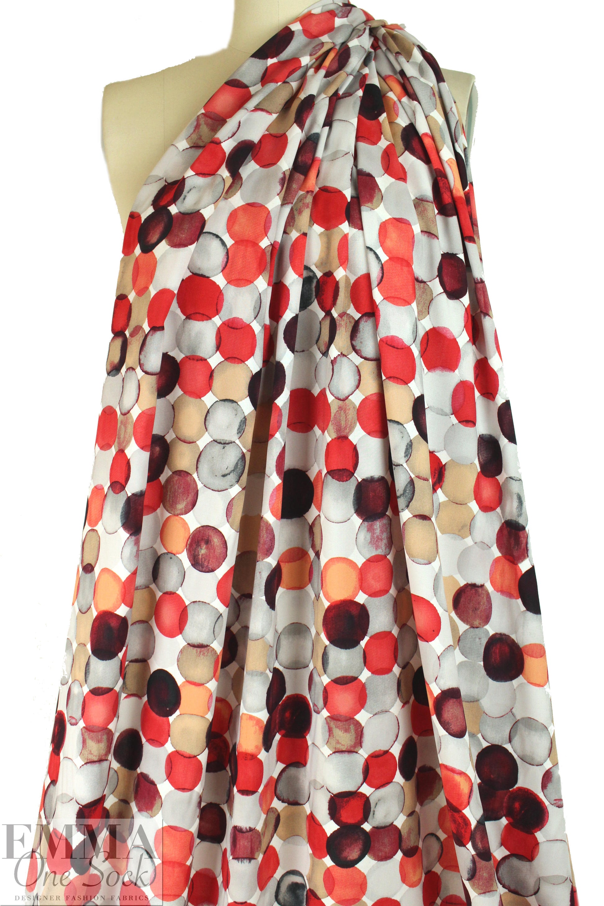 Italian 'boba' drapey viscose woven