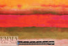 French designer 'Rothko-esque' viscose woven 1.625 yd