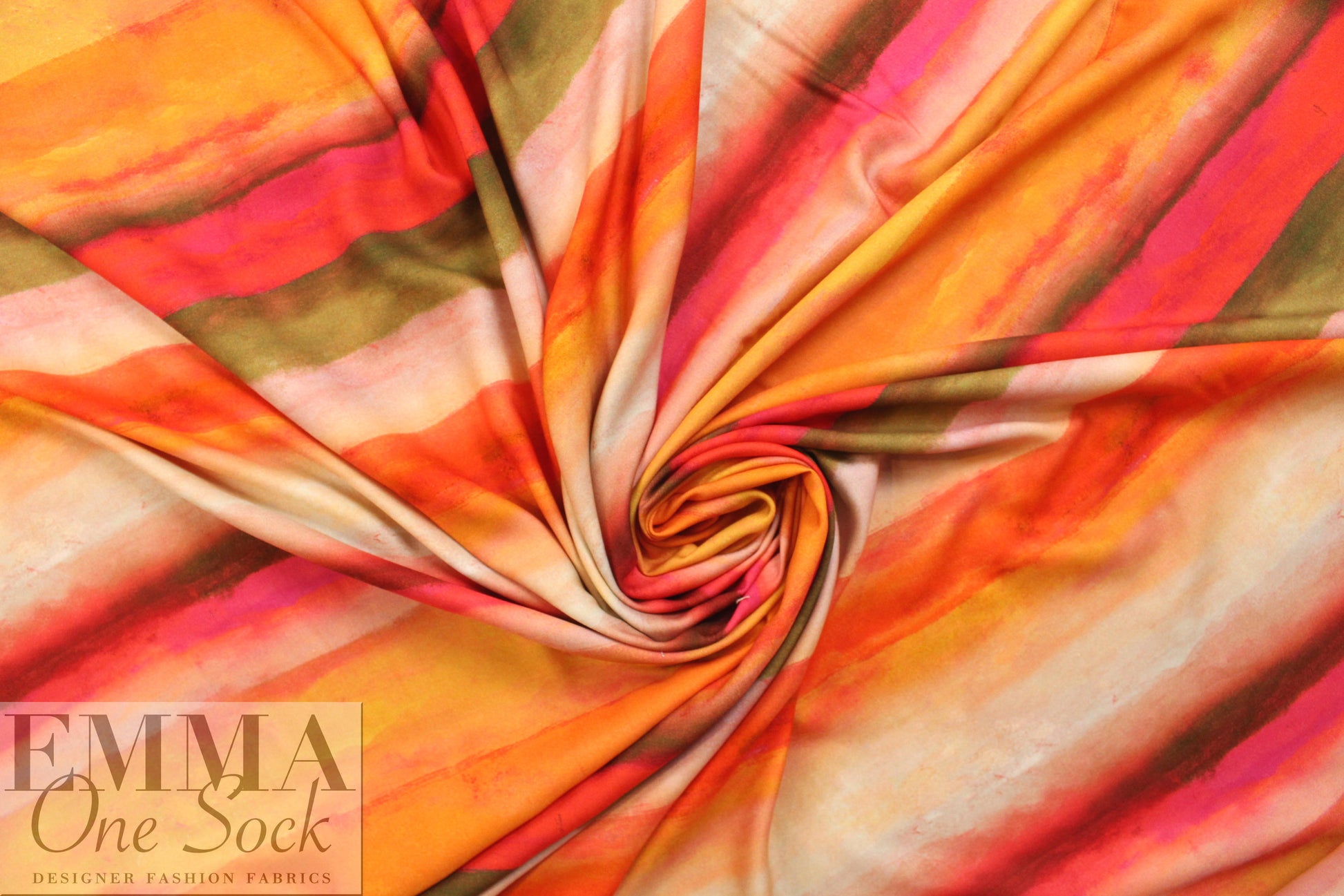 French designer 'Rothko-esque' viscose woven .7 yds