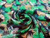 M@x Mara viscose challis - mini monstera reverie 1.33 yd