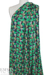 M@x Mara viscose challis - mini monstera reverie 1.33 yd