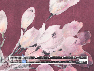Massim0 floral bouquets semi-sheer viscose crepe 1.66 yd