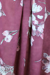 Massim0 floral bouquets semi-sheer viscose crepe 1.625 yds