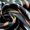 Massim0 'painted streamers' Italian drapey viscose woven 1 yard