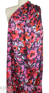 Italian 'sweetheart floral' drapey viscose micro-twill .75 yds