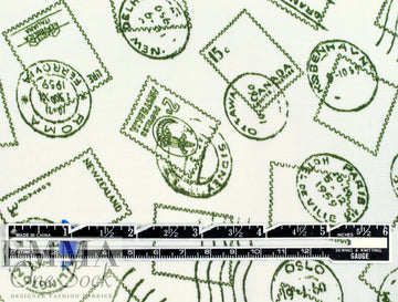 Z@ra Italian 'postage paid' viscose blouseweight 1.25 yds