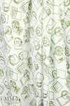 Z@ra Italian 'postage paid' viscose blouseweight .75 yds