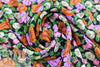 Italian 'English garden' drapey viscose crepe 1.5 yd