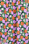 Italian 'English garden' drapey viscose crepe 1.5 yd