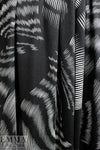 Italian vector curves graphic viscose/spandex knit 1.75 yds