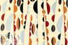 Italian 'coffeeberry' graphic satin viscose woven 1.75 yd