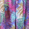 Italian 'leopard impression' viscose micro-plisse' woven 1.25 yds