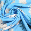 Italian 'celestial sketch' viscose challis .5 yds
