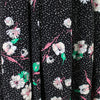 Italian 'scattered flowers' graphic floral viscose crepe