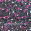 Italian 'nouveau floral' graphic printed viscose challis 1.5 yds