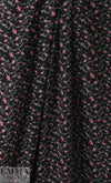 German viscose crepe woven - blooming vines 1.25 yds