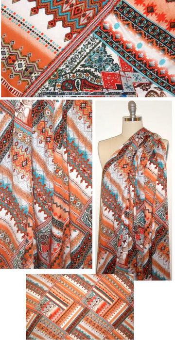 southwest graphics drapey viscose woven 1.5 yd