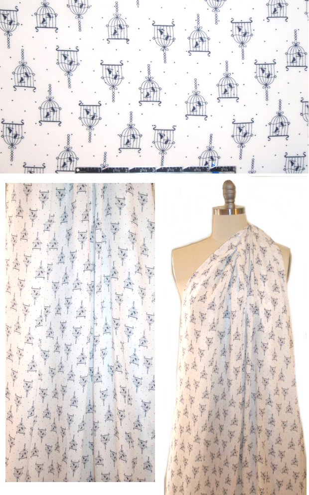 'la cage aux folles' drapey viscose woven 1 yard