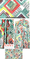 'tilted squares' drapey viscose woven