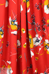 'les fleurs' drapey viscose woven