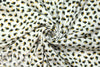 little graphic drapey viscose woven - loden/mustard 1.25 yds