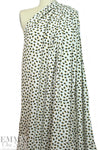 little graphic drapey viscose woven - loden/mustard