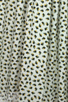 little graphic drapey viscose woven - loden/mustard 1.25 yds