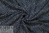 teeny flowers on midnight drapey rayon woven 1.875 yds