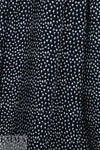 teeny flowers on midnight drapey rayon woven