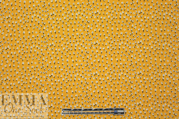 teeny flowers on buttercup drapey rayon woven 1.6 yds