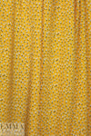 teeny flowers on buttercup drapey rayon woven