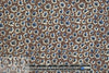 nutmeg/denim/ecru floral drapey viscose woven