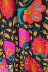'flowers and flutters' viscose voile, Oeko Tex certified 1.4 yds