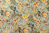 Italian woodland blooms viscose challis .5 yds