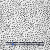 CA designer 'petite prints' viscose blend woven - black/white .625 yds